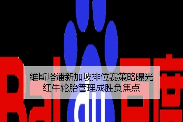 维斯塔潘新加坡排位赛策略曝光 红牛轮胎管理成胜负焦点